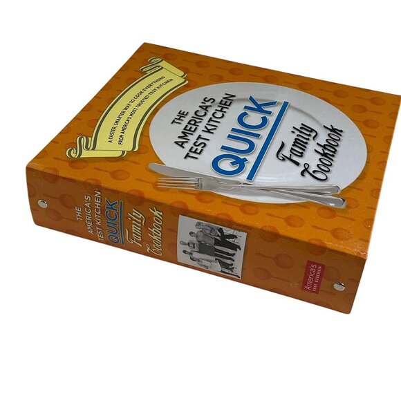 Americas Test Kitchen Quick Family Cookbook Ring Binder 2012 Indexed u - Picture 3 of 8